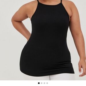 Torrid Sleek Black Halter Camisole